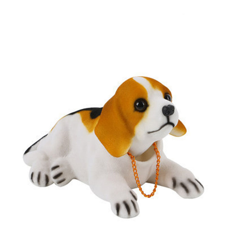 Thumbnail: Car Ornaments Doll Husky Beagle St Bernard Shepherd Shake Head Dog Duck Decorati