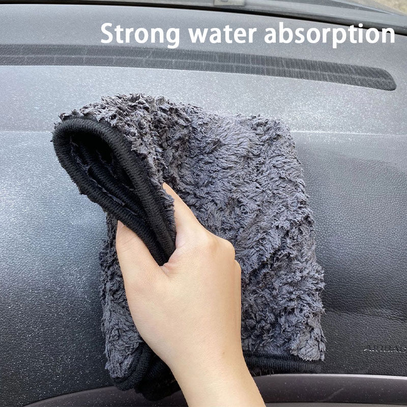 Thumbnail: SEAMETAL 40x40CM Car Wash Microfiber Towel 1200GSM Super Absorption Car Cleaning