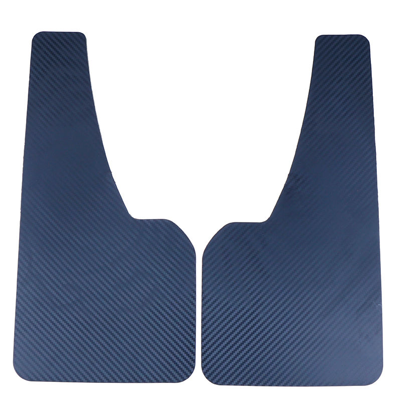2Pcs Universal Carbon Fiber Effect Splash Guards Mud Flaps Car Mudguards Cover F