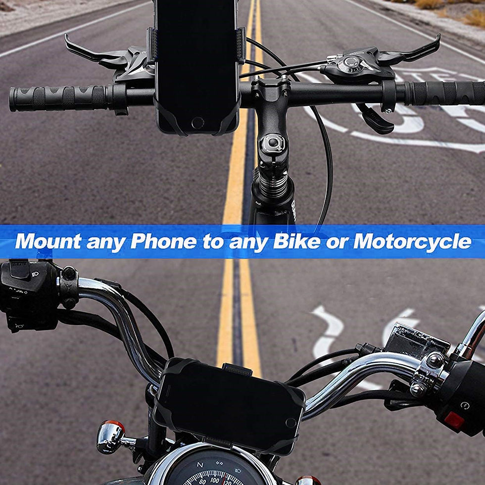 Thumbnail: Bike Phone Mount Holder Quick Release Phone Holder for Bike Universal Handl..