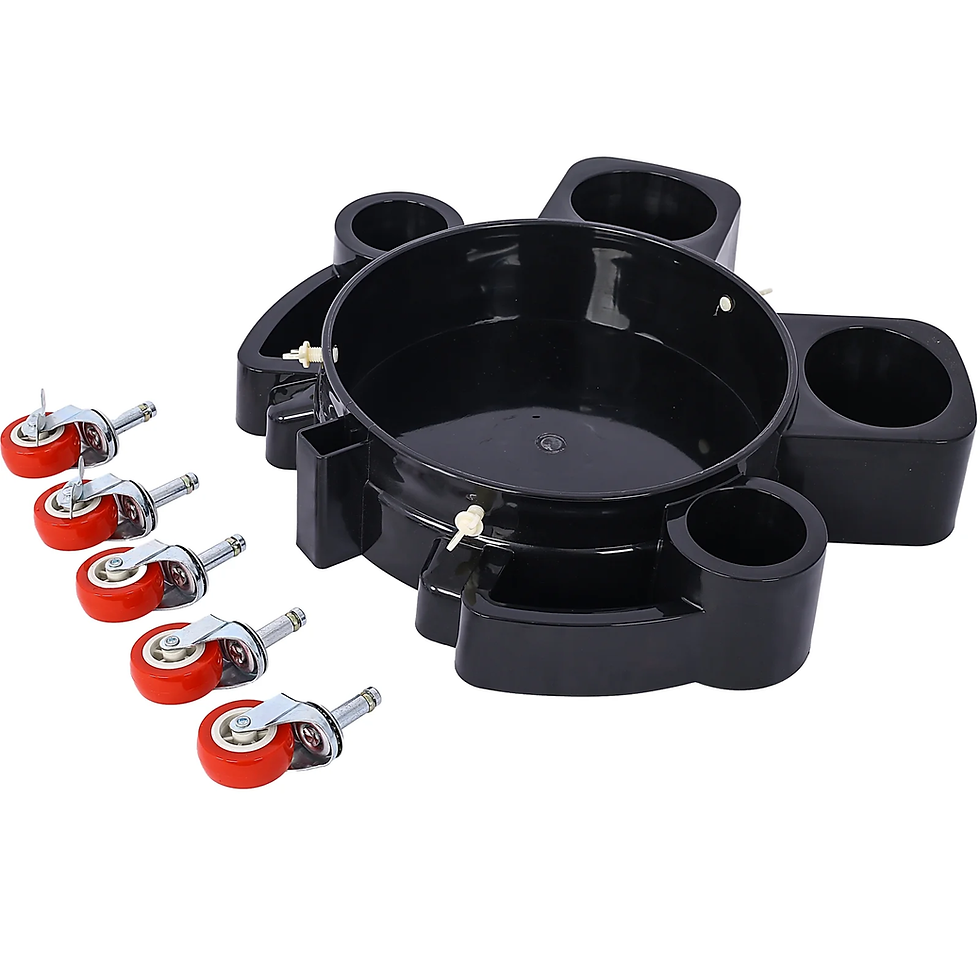 Thumbnail: 5 Gallon Rolling Bucket Dolly with Swivel Casters for Car Detailing
