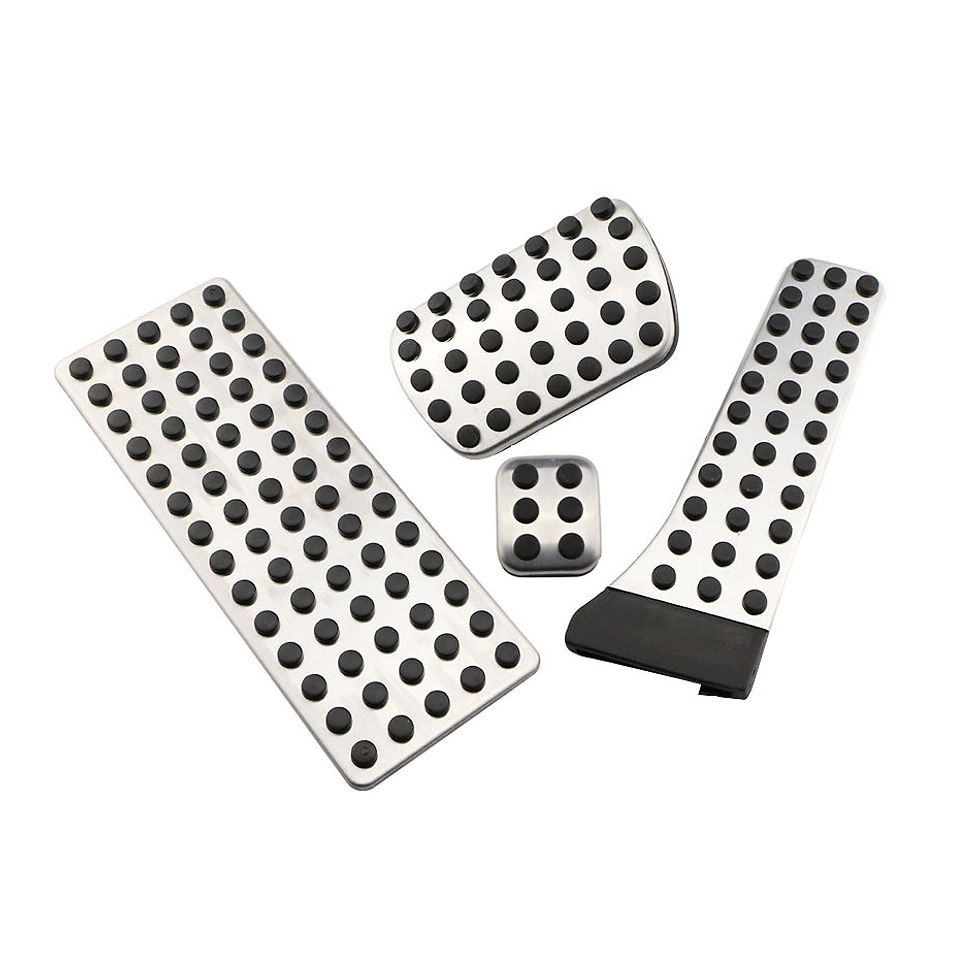 Thumbnail: Rubber and Stainless Steel Fuel Car Brake Pedal For Mercedes Benz C E GLC GLE GL