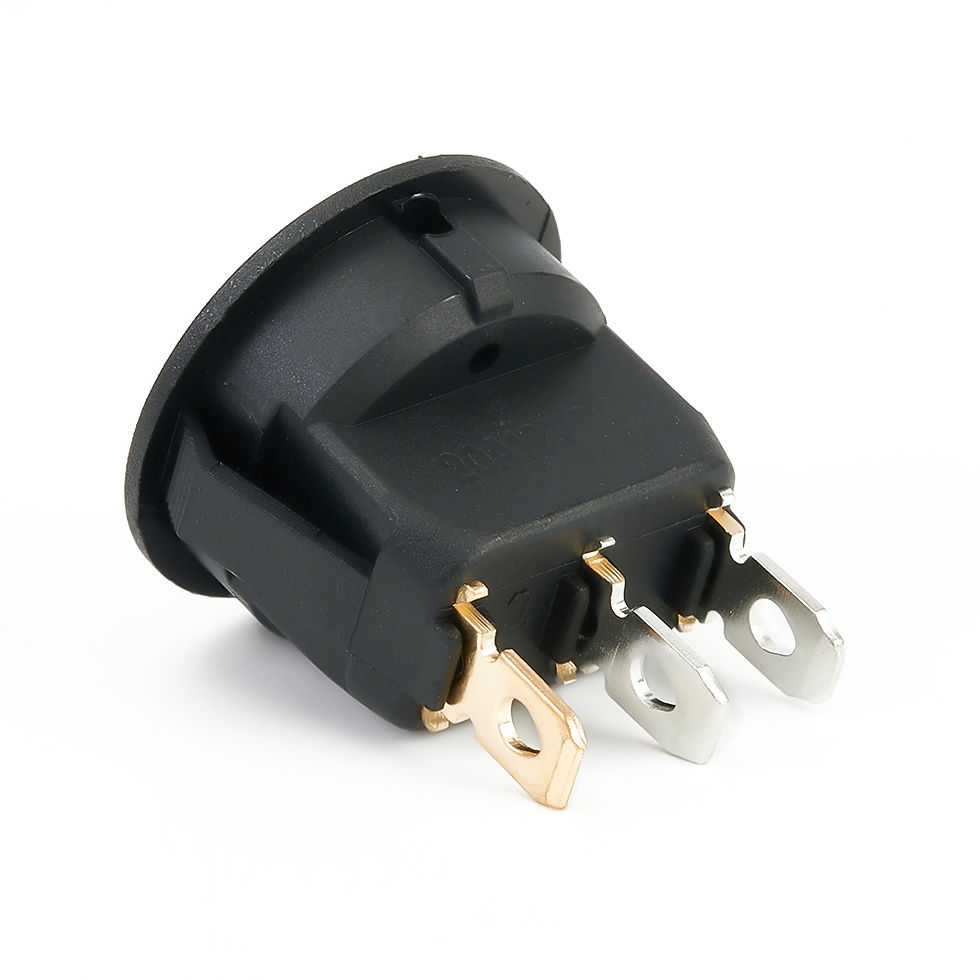 Thumbnail: 1 Pc On Off Rocker Switch Red Led Fog Light Lamp Symbol Car Van Truck 23mm DC 12