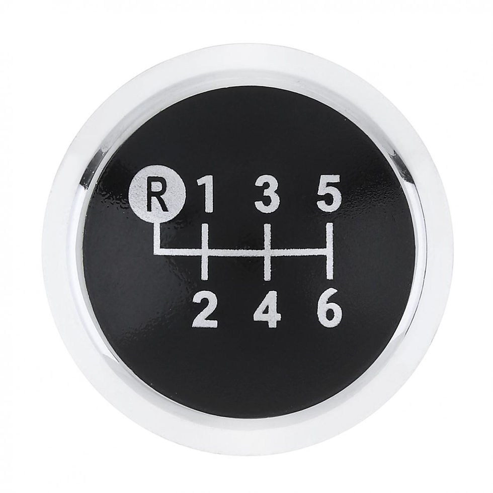 Thumbnail: 6 Speed Manual Gear Shifter Shift Lever Knob Stick Handball Head Cover TOYOTA Co