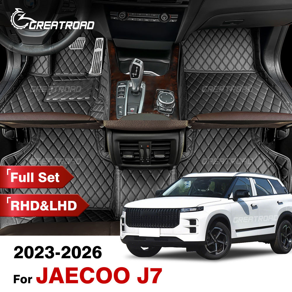 Custom Car Floor Mats For JAECOO J7 PHEV 2023 2024 2025 2026 Automobile Carpet C