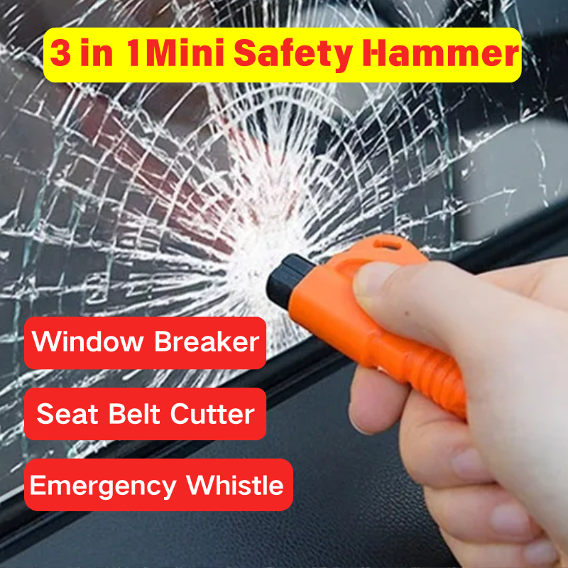 3 in 1 Safety Hammer Car Emergency Rescue Car Escape Tool Window Breaker Seat be