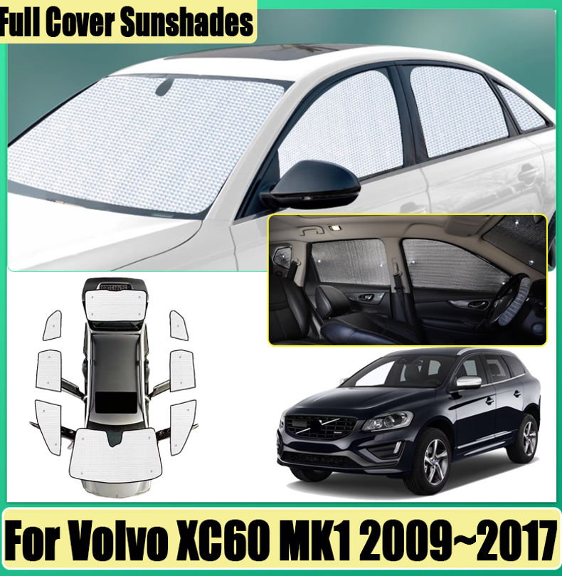 For Volvo XC60 MK1 2009 2010 2011~2017 Car Full Coverage Sunshade Window Shading