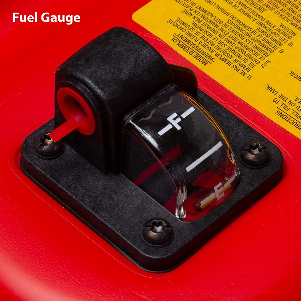 Thumbnail: Scepter 08668 12 Gallon Marine Gas Fuel Tank For Outboard Engine Boats, 23-..