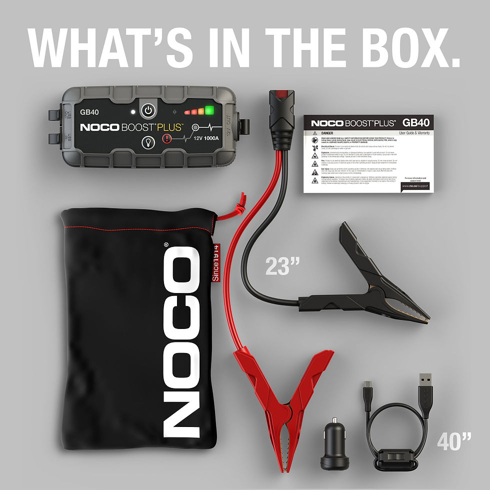 Thumbnail: NOCO Boost Plus GB40 1000A 12V UltraSafe Portable Lithium Jump Starter