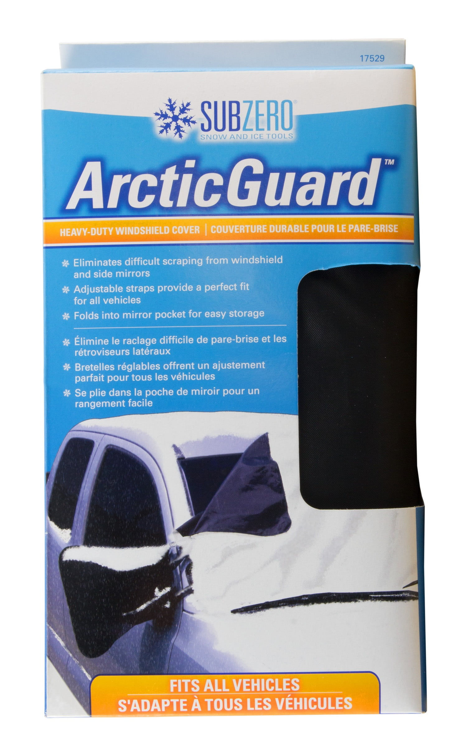 Subzero Arcticguard Heavy Duty Adjustable Windshield Cover for Car, Truck, SUV &