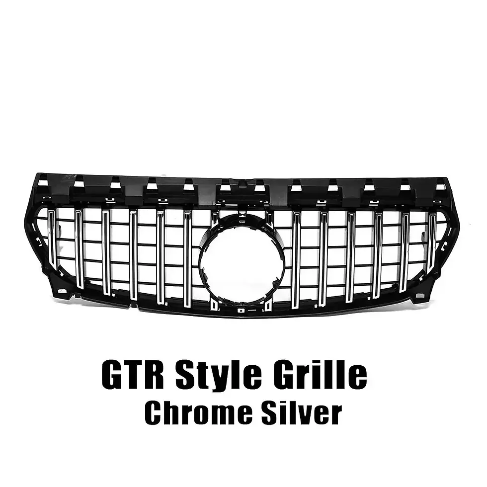 Thumbnail: Front Bumper Grille Inlet Grill GT Diamond For Mercedes C117 W117 Benz 2013 -201