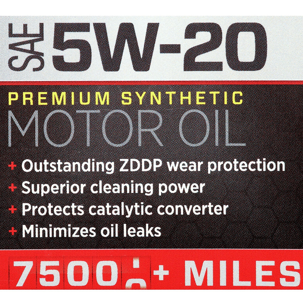 Thumbnail: Royal Purple HMX 5W-20 High Mileage Vehicle Motor Oil, 2 lbs,1 Quart
