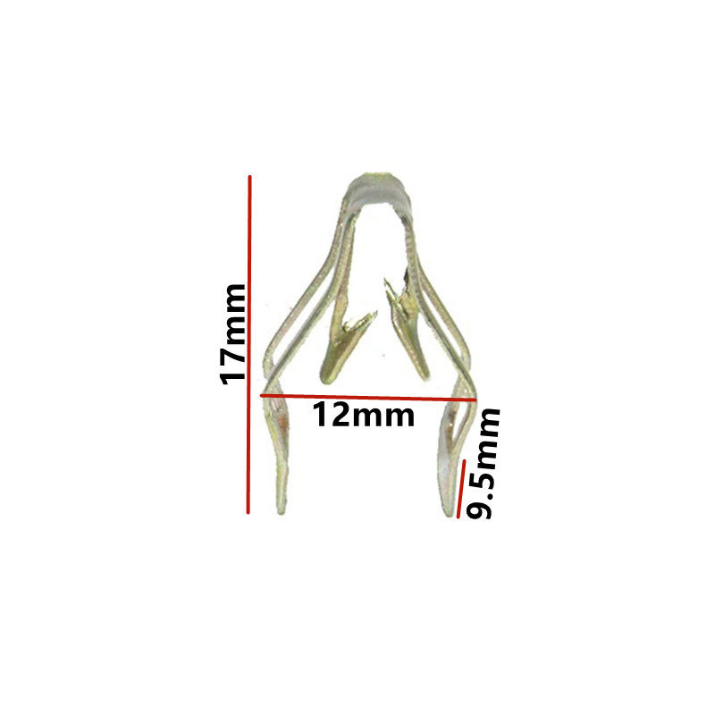 Thumbnail: Car Dashboard Navigation U-Type Metal Iron Clamp DVD CD For Lada 2107/1922/1200-