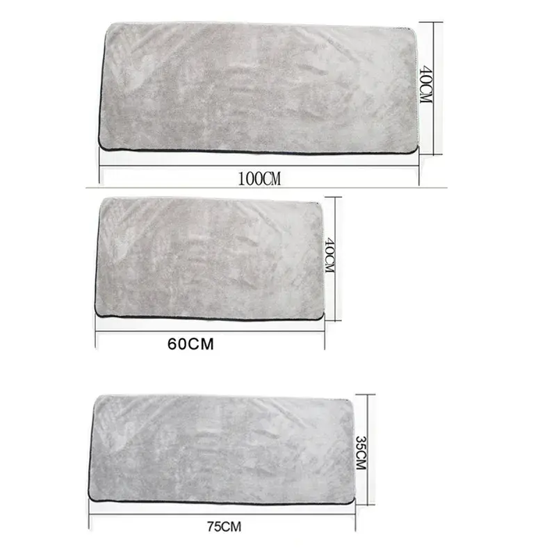 Thumbnail: Ultra Thick Ultra Fine Fiber Car Towel Non Shedding Car Cleaning Cloth Car Care