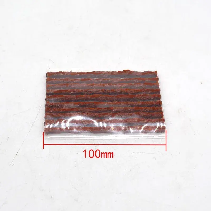 Thumbnail: 60root  4mm*100mm  Tyre Repairing Rubber Strips Tire Repair Tools a Motorcycle