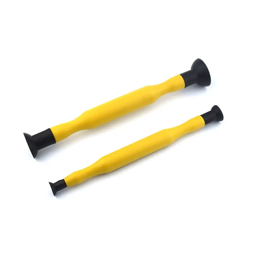 Thumbnail: 2Pcs Valve Lapping Sticks Set Rubber Valve Lapping Grinding Stick with Suction C