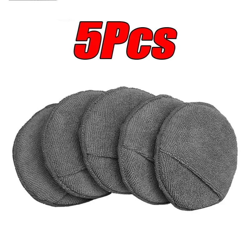 Thumbnail: 10Pcs Car Detailing Applicator Pads Car Care Waxing Polish Sponges Soft Microfib