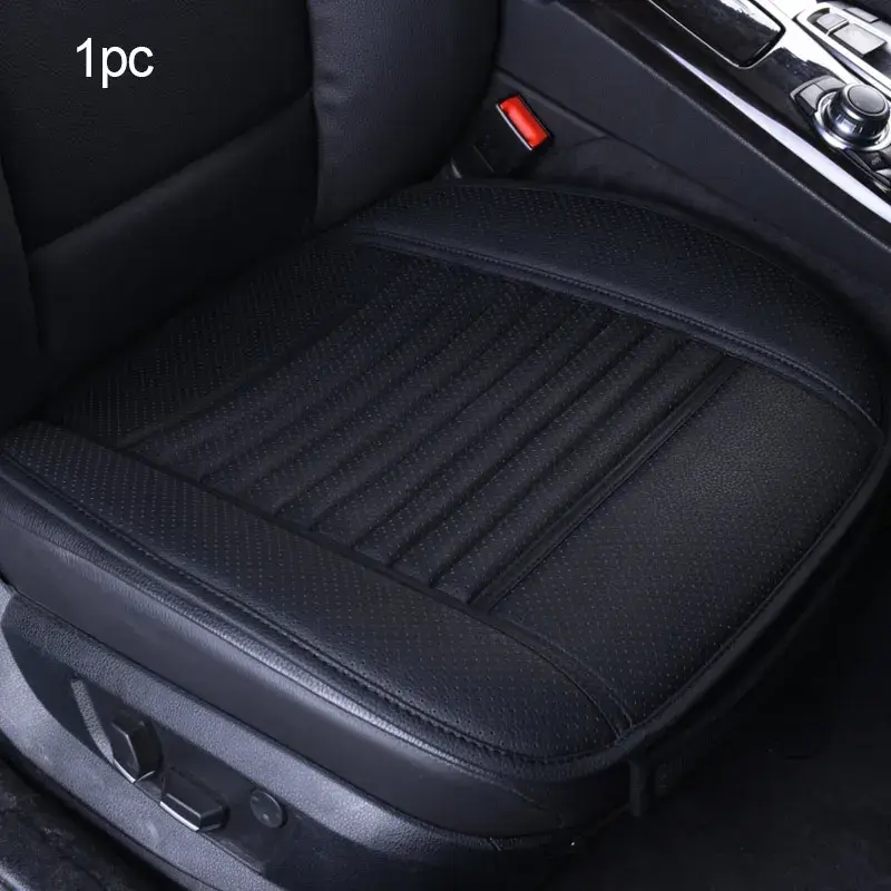 Thumbnail: SEAMETAL PU Leather Car Seat Cover Universal Vehicle Seat Cushion Anti Slip Chai
