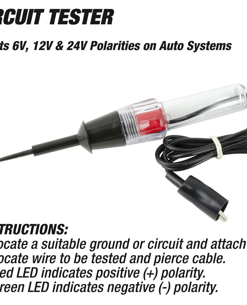 Thumbnail: EverStart Plus 6/12/24V Electrical Voltage Auto Circuit Tester. 48882WDI, Q..