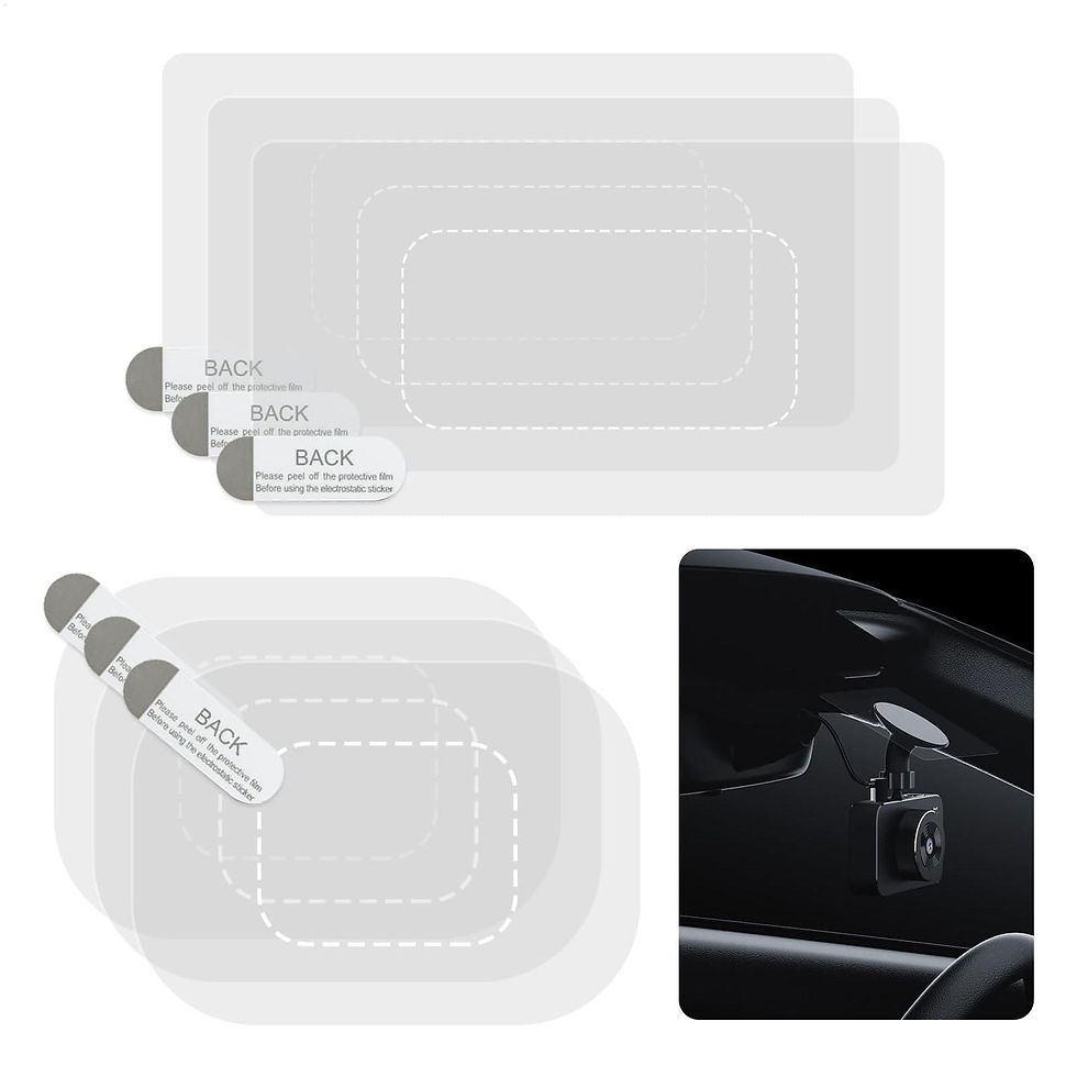 Thumbnail: 6pc Dashcams Windshield Sticker Windshield Sticker Electrostatic Sticker For Das
