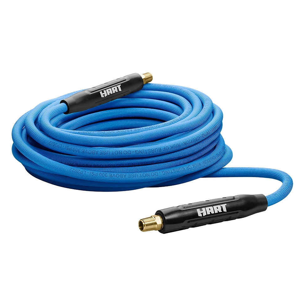 Thumbnail: Hart 50 Foot x ¼-inch Lay Flat Pneumatic Air Hose