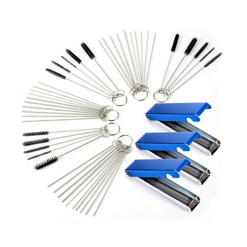 Carburetor Carbon Dirt Jet Remove Cleaning Needles Brushes Cleaner Tools for Aut