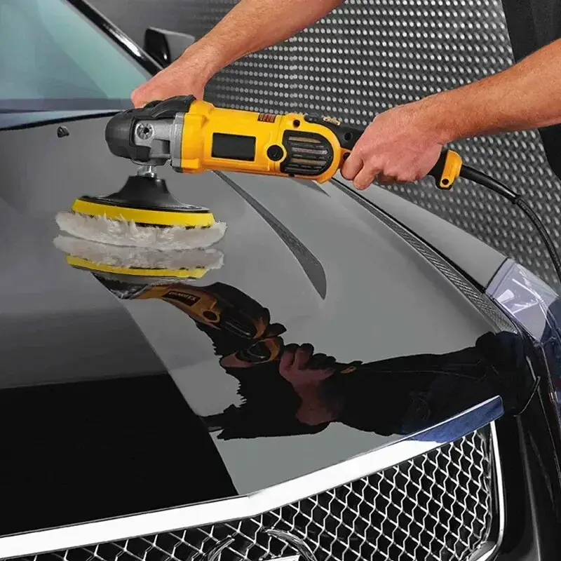 Thumbnail: 5 Inch Car Polisher Kit Car Polishing Waxing Polishing Wheel Pad for Car M10 Dri