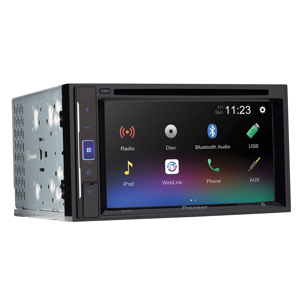 Thumbnail: Pioneer 6.2-in. Car In-Dash Unit with Touch Screen and Alexa Compatibility,..