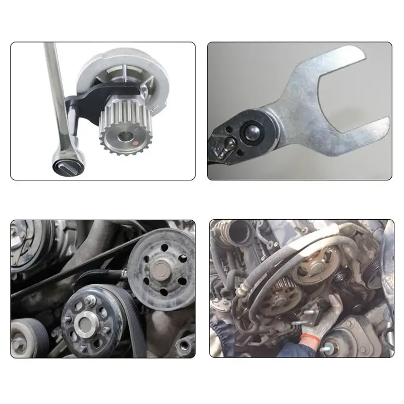 Thumbnail: 41/46mm Water Pump Wrench for For GM 1.6L Timing Belt Tension Spanner Removal To