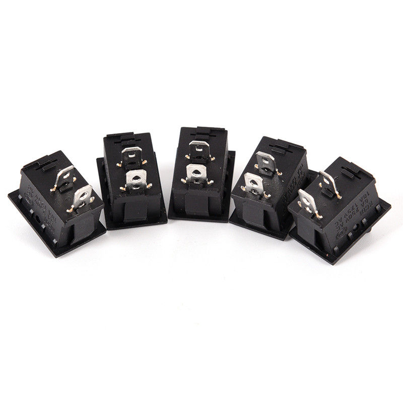 Thumbnail: 10 PCS/Lot 2 Pin 12V Car Boat Round Dot Light ON/OFF Rocker Toggle Switch Tool B