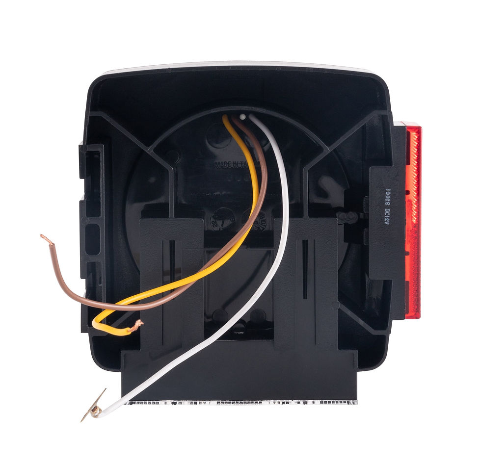Thumbnail: Hopkins Towing LED Submersible Trailer Light Kit with Reverse Light, Red, C..