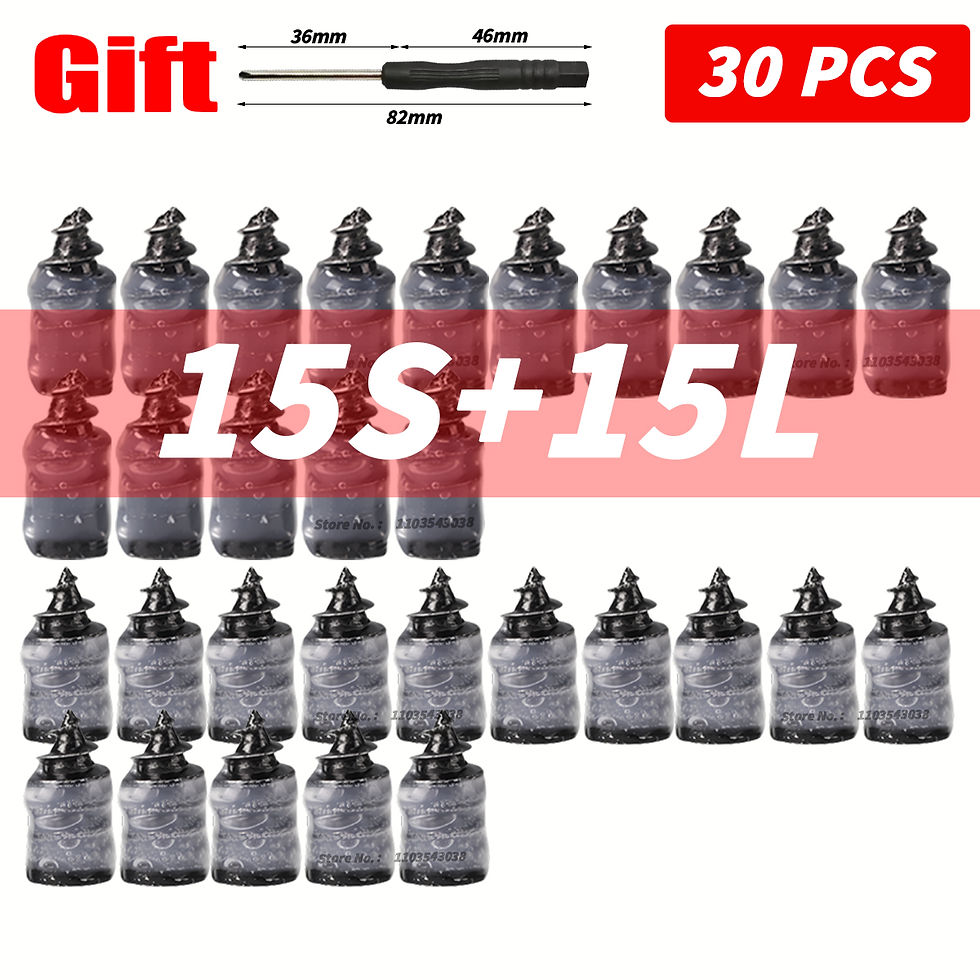 Thumbnail: 10-100PCS Universal Vacuum Car Tyre Repair Rubber Nail For Car Motorcycle Scoote