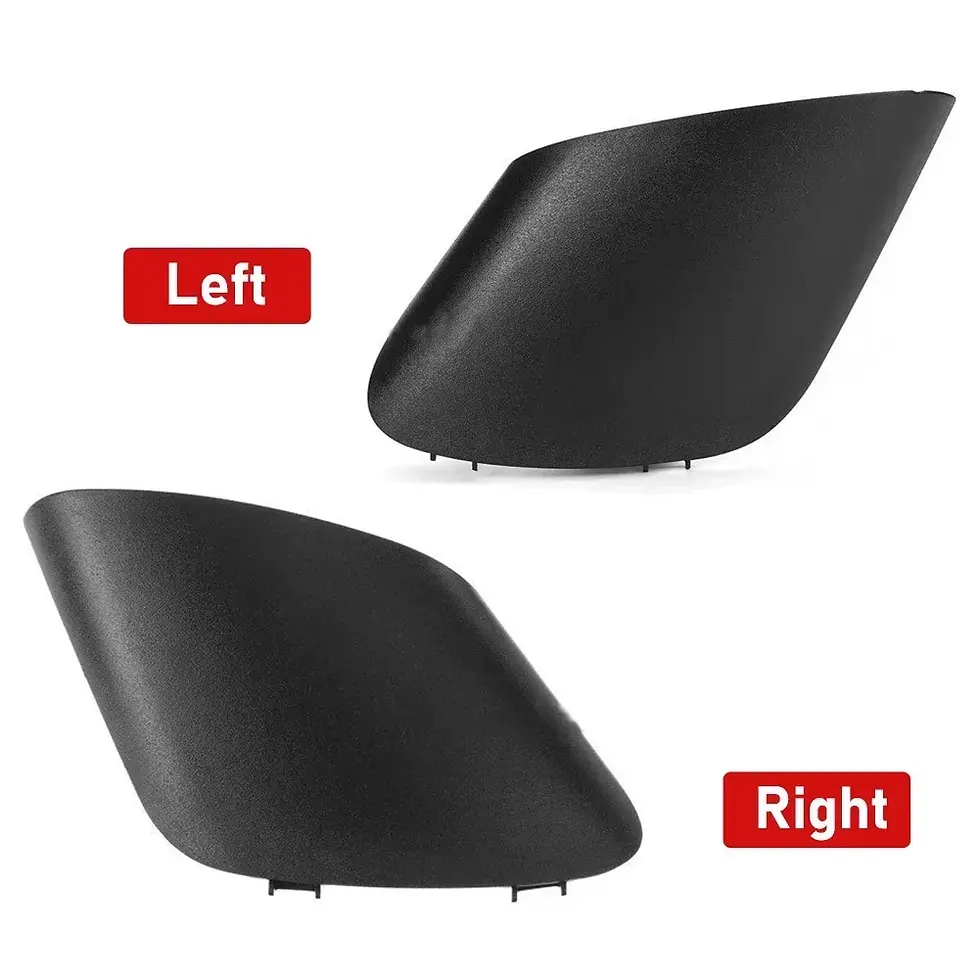 Thumbnail: L/R Rearview Mirror Cover For Fiat Grand Punto Rear View Mirror Cover Black Car