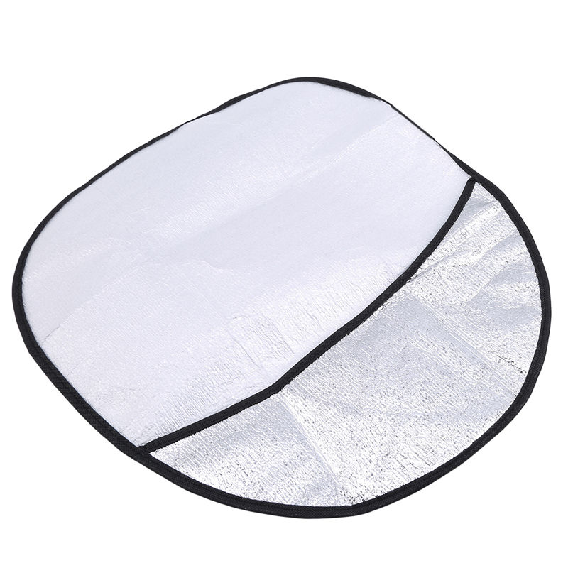 Thumbnail: Car Steering Wheel Sun Shade Double Thick Sun Protection Foldable Anti-uv Sunscr