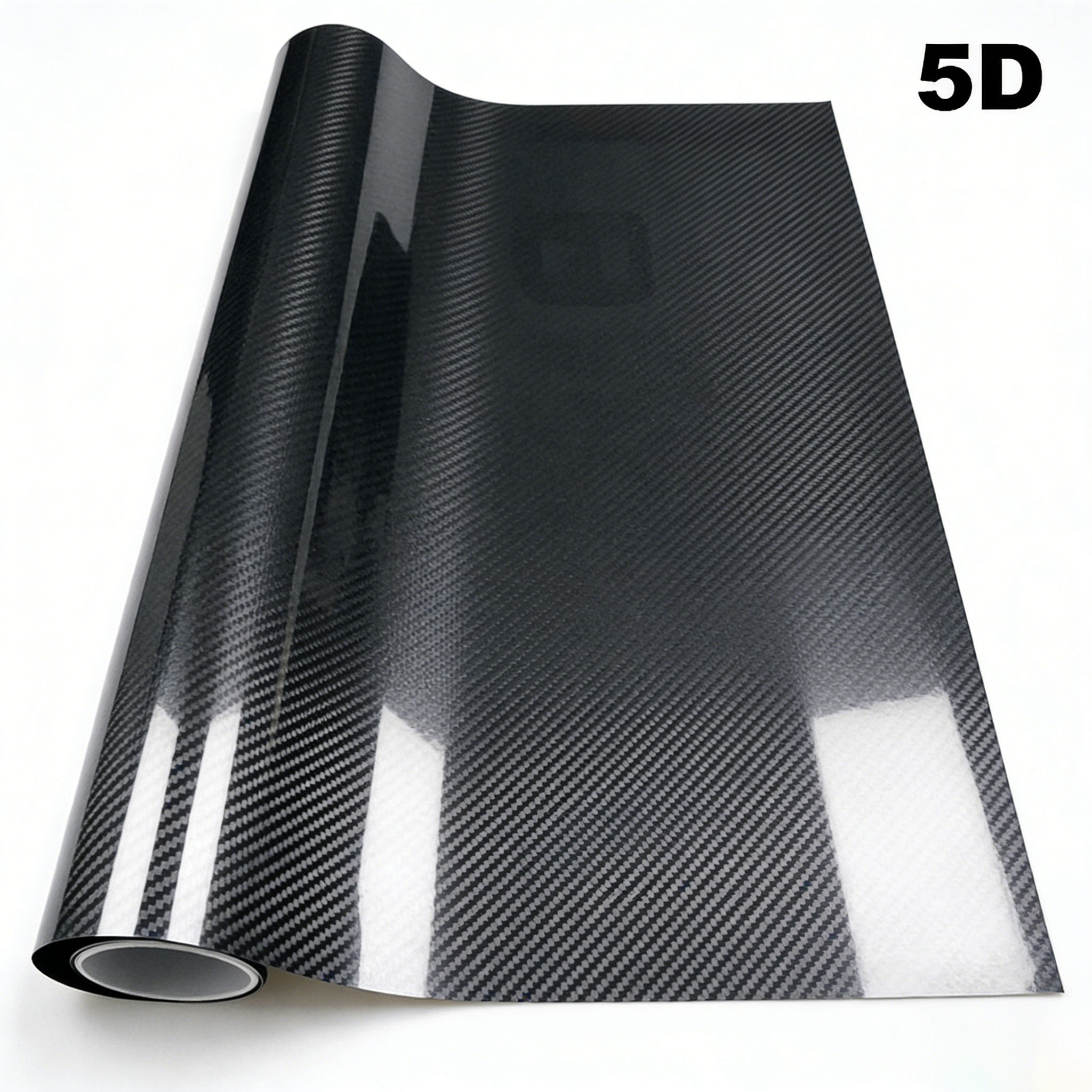 Carbon Fiber Car Body Vinyl Wrap Matte Accessories Glossy Black Sticker 3D 4D 5D