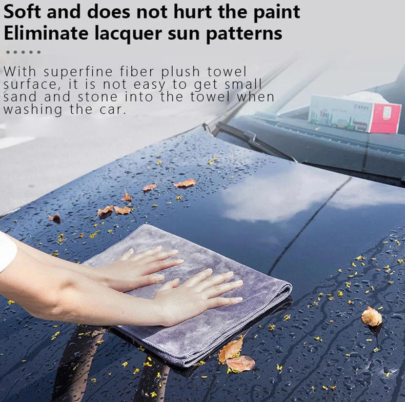 Thumbnail: New Car Cleaning Drying Cloth Car Care Cloth Detailing High Water Absorption Car