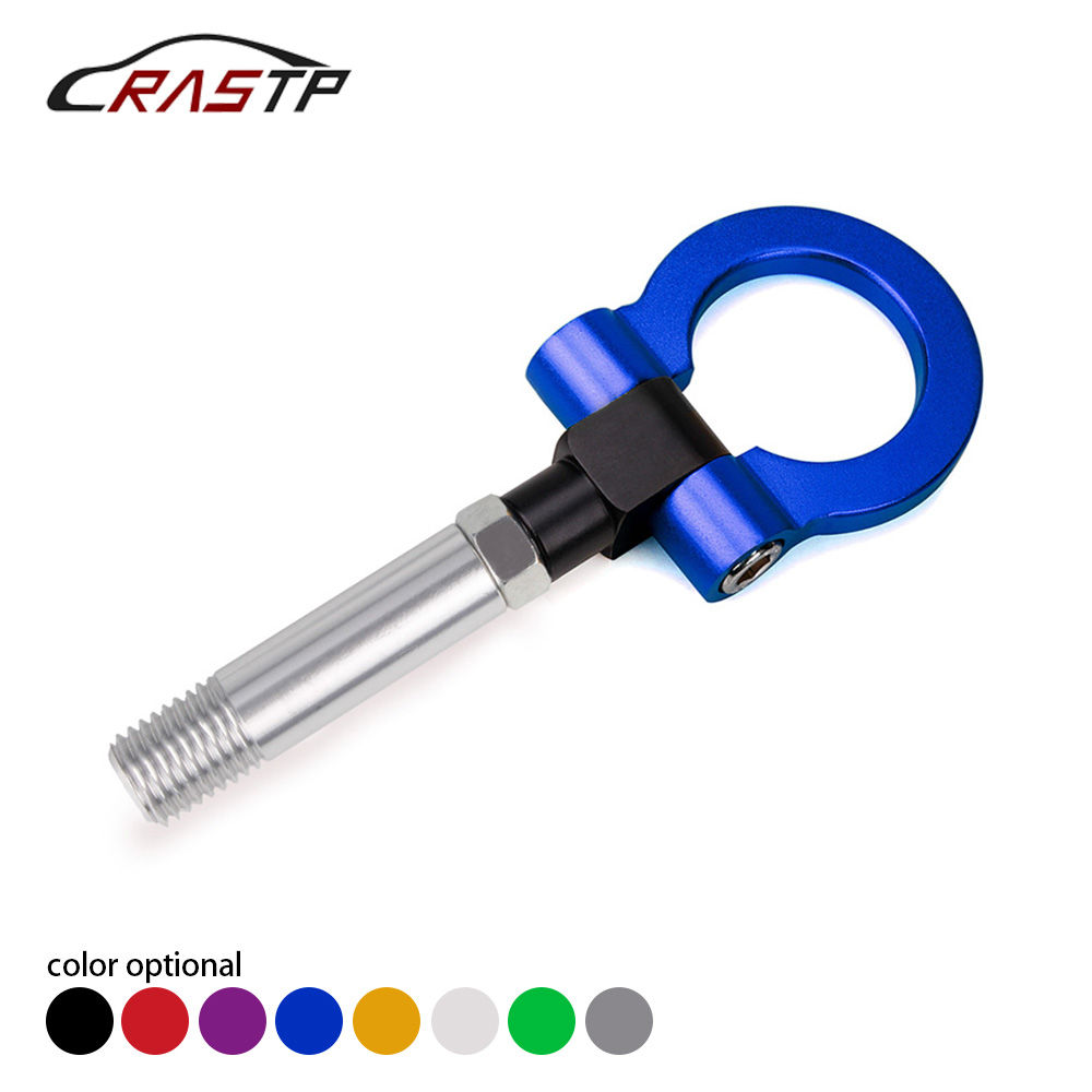 RASTP-Racing Car Front Bumper Auto Trailer Ring Eye Towing Hook Kit For Mazda CX