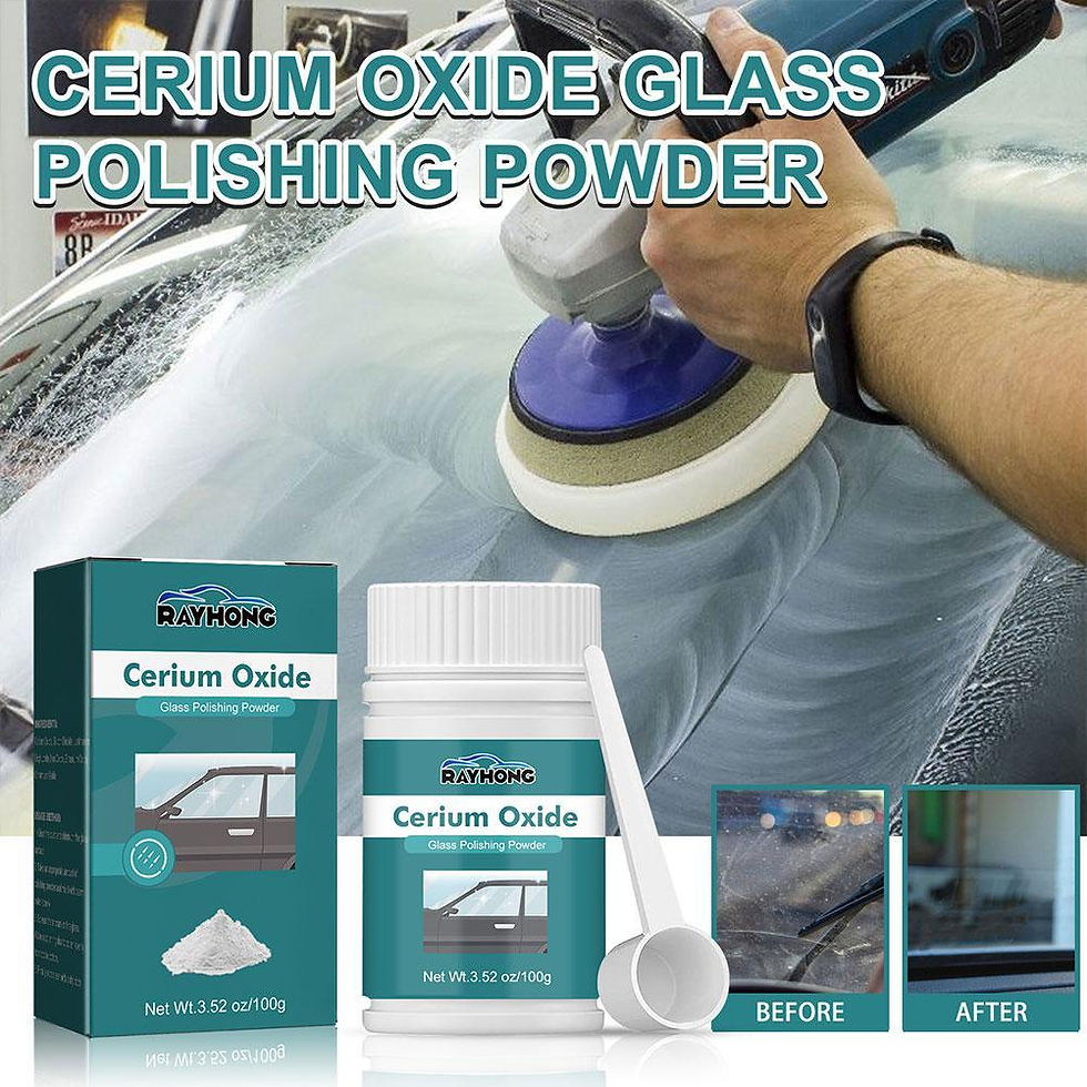 Thumbnail: Cerium Oxide Glass Polishing Powder Window Windscreen Windshield Scratch Remover