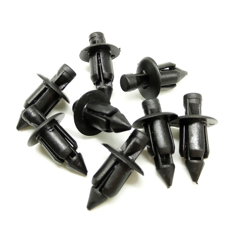 Thumbnail: 100 Pcs/Pack Plastic Bicycle Fairing Rivet Setting Panel Fastener Clips For Hond