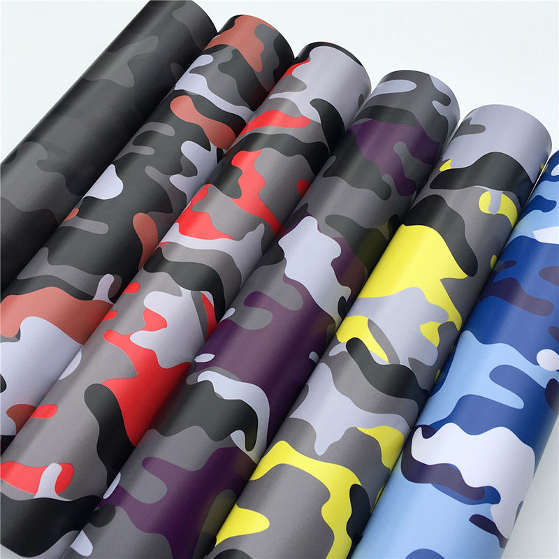NEW Camouflage Vinyl Wrap Car Modification Motorcycle Decal Camo Mirror Phone La