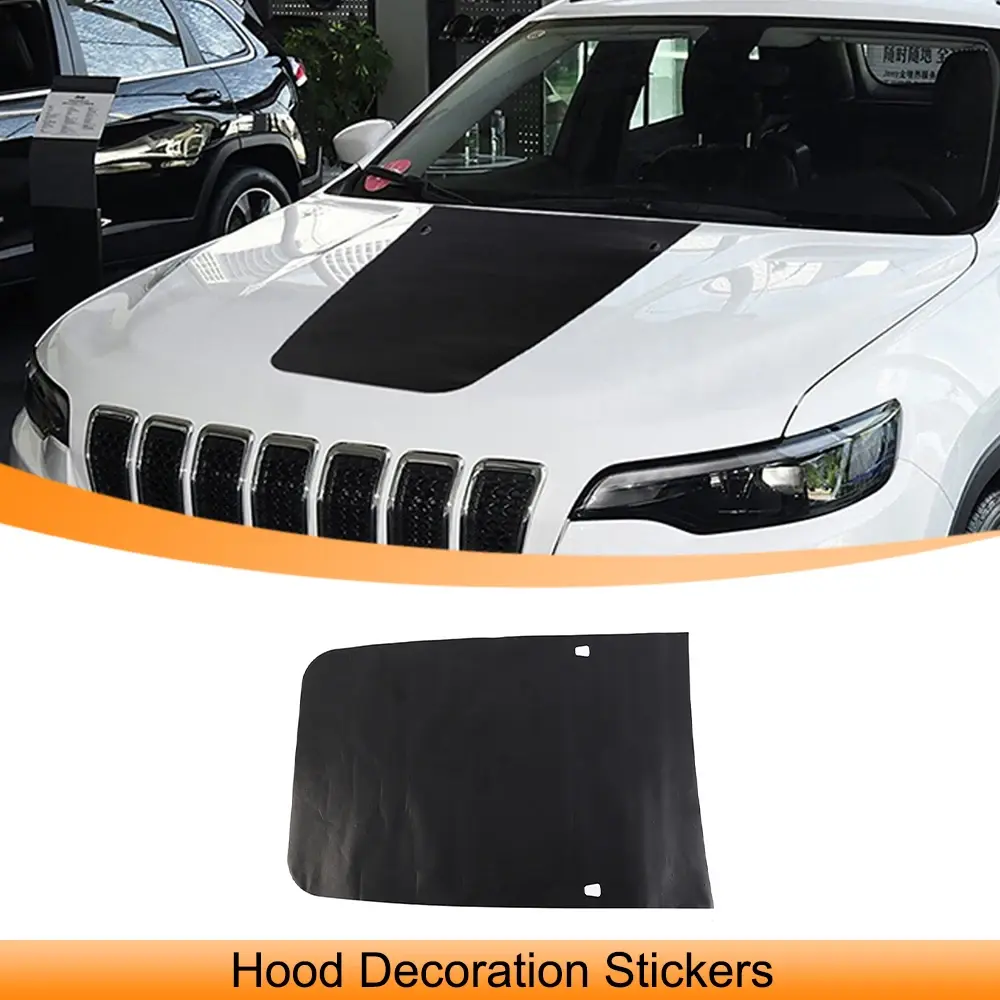 Front Engine Hood Decoration Stickers Trim for Jeep Cherokee 2014 2015 2016 2017