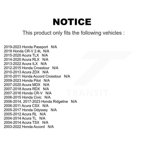 Bi-Trust CF10134 Cabin Air Filter For Honda Accord, Civic, CR-V, Odyssey, Pilot – Direct Fit, Carbon, 1-Year Warranty