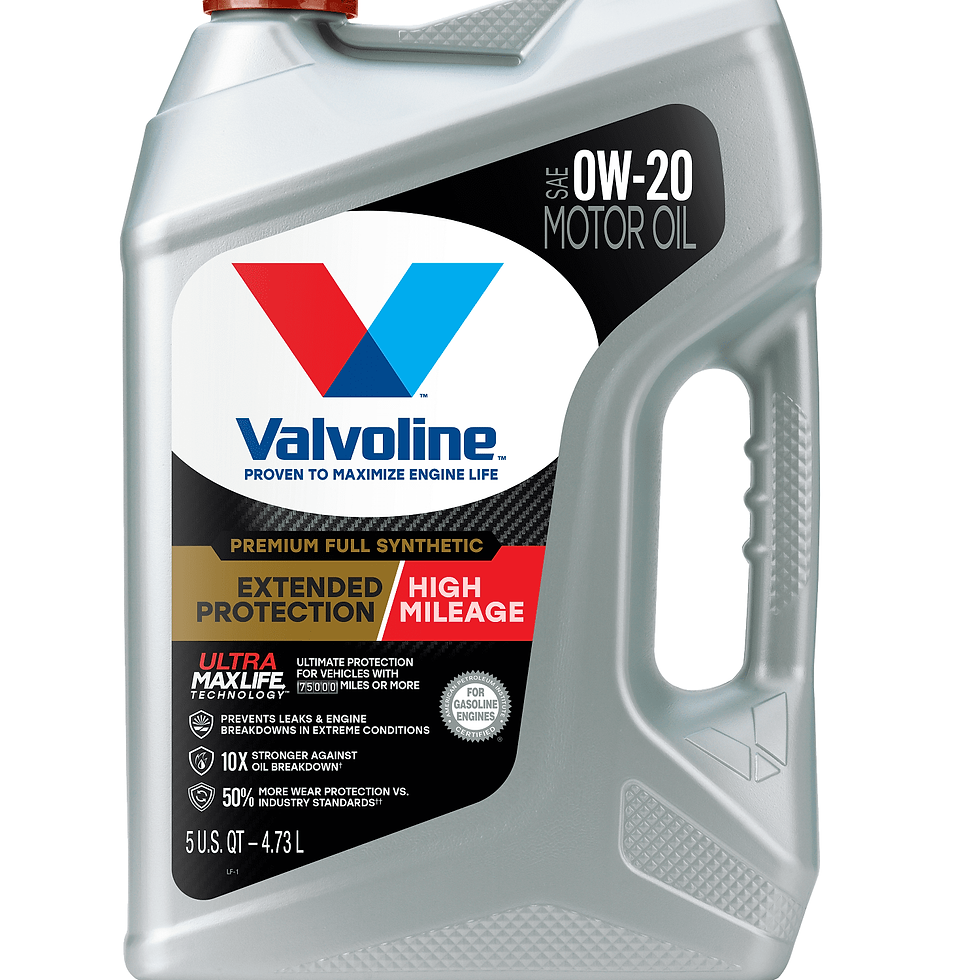 Valvoline Full Synthetic Extended Protection High Mileage 0W-20 Motor Oil 5..