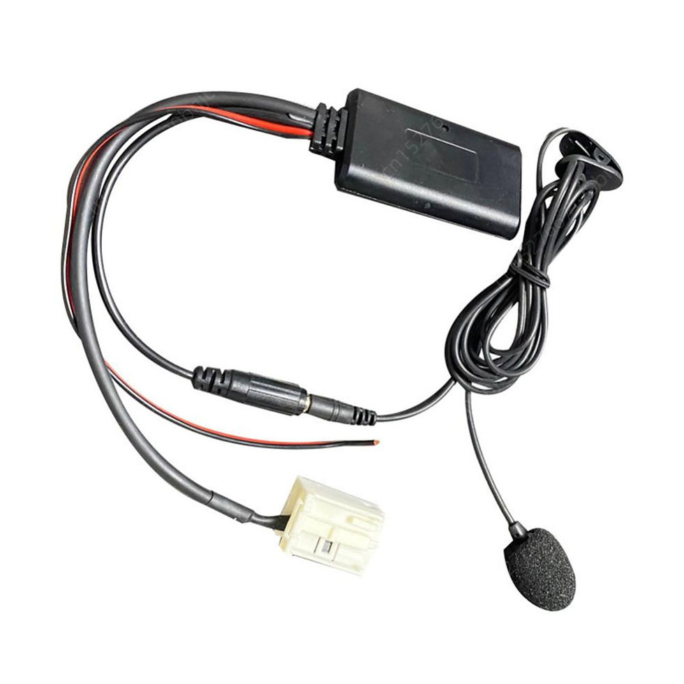 Thumbnail: Bluetooth Module Receiver Adapter Radio Stereo AUX Cable Adapter 12Pins For VW V