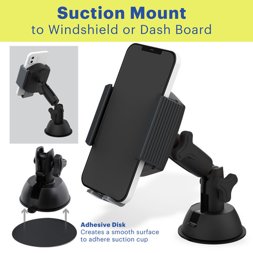 Drive Onn Car Window Onn Cup Holder Phone Mount Onn+ 7-in-1