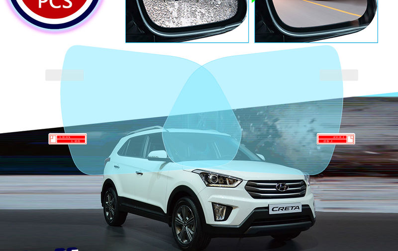 for Hyundai Creta ix25 25 2014~2019 Full Cover Anti Fog Film Cover Rearview Mirr