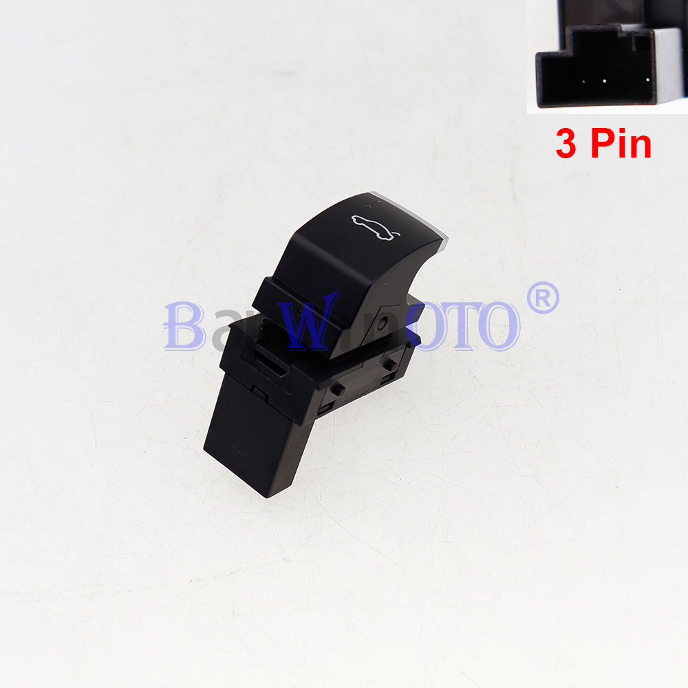 16D959831B Tailgate Trunk Door Lock Lid Open Release Control Switch Button Chrom