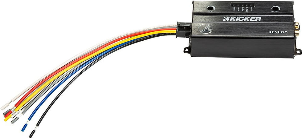 Thumbnail: KICKER KEYLOC Digital Signal Processor Smart Line Output Converter, Black