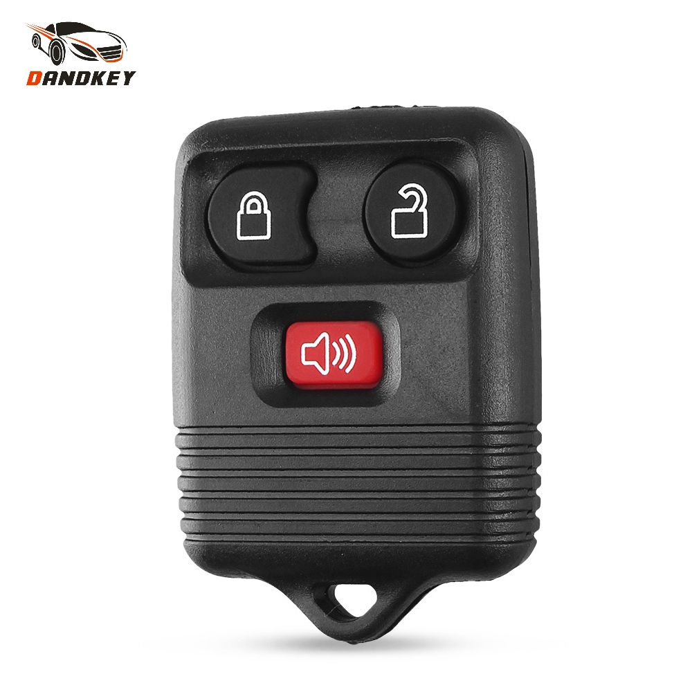 KEYYOU 3 Buttons Keyless Entry Replacement Car Remote Control Fob Key Shell Case