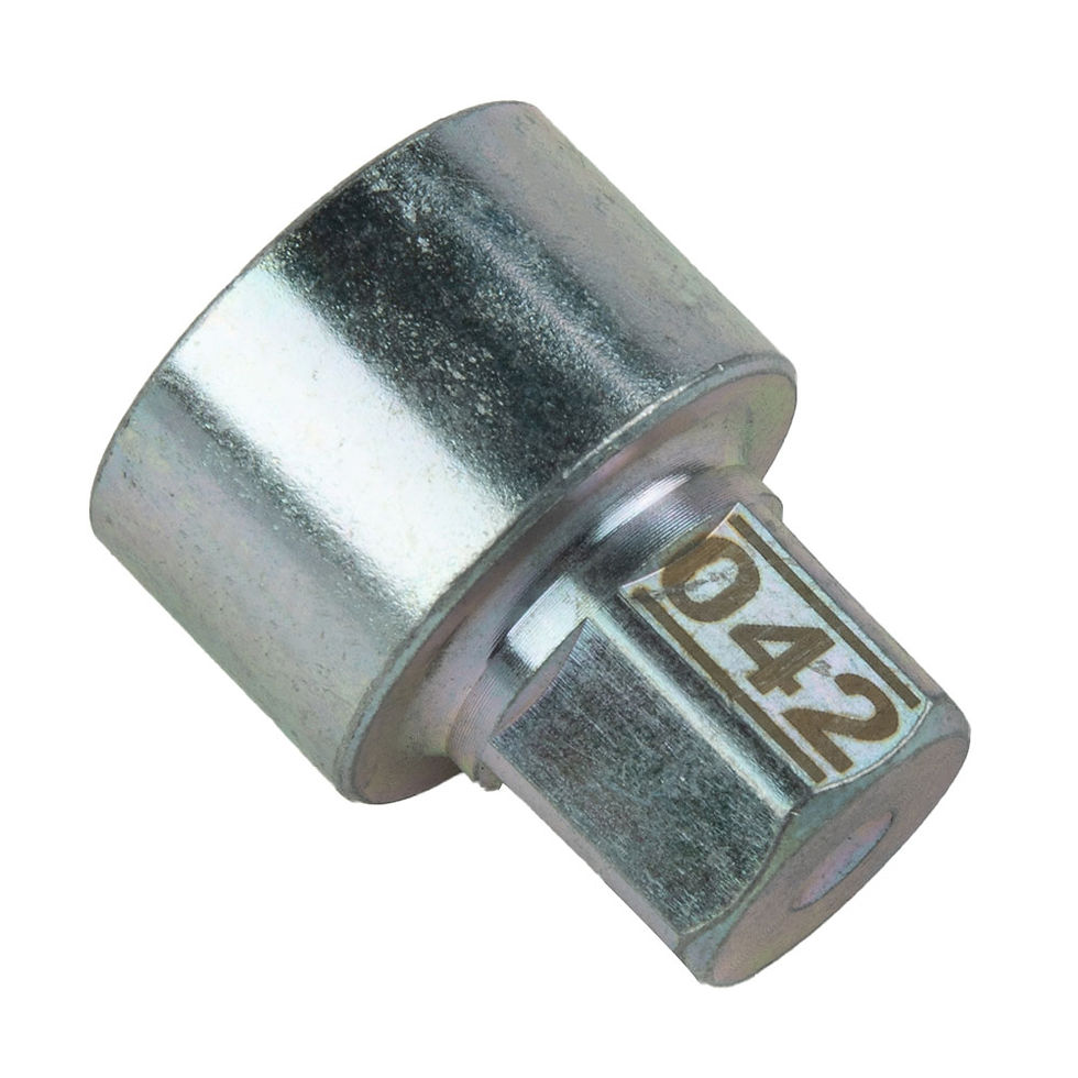 Thumbnail: Car Tire Wheel Lock Lugnut Anti-theft Screw Nut Bolt #42 Removal Key Socket For